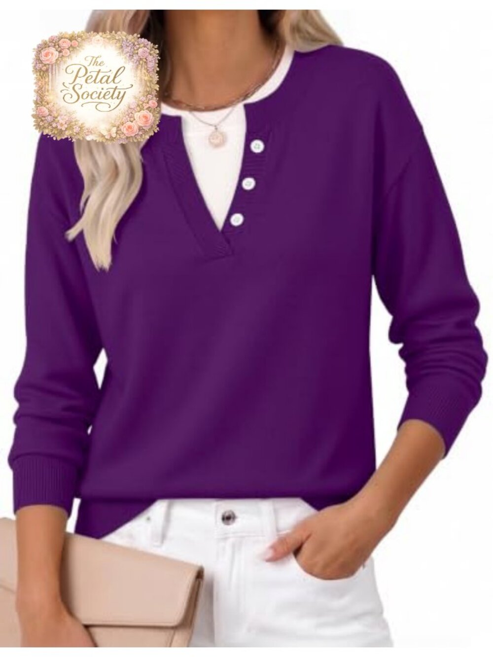 Zeagoo Women's Long Sleeve Crew Neck Pullover Sweater